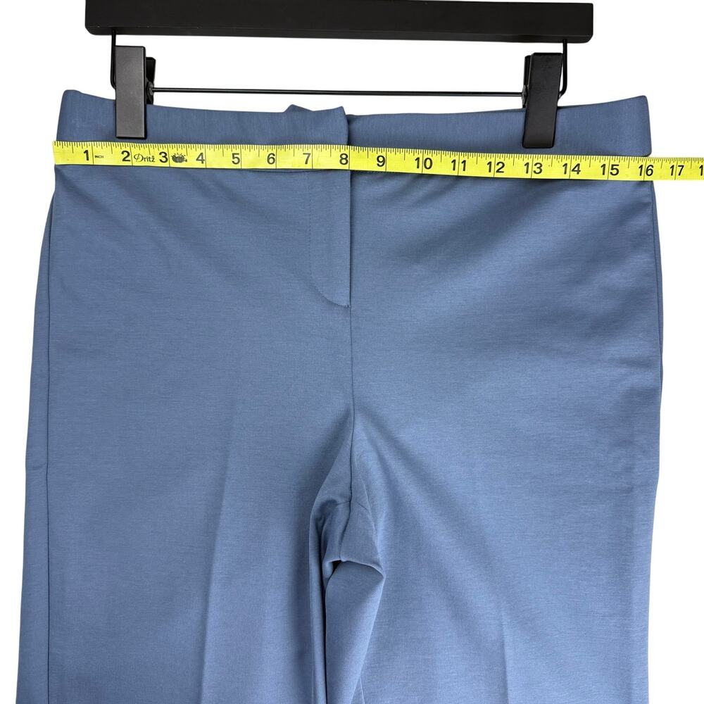 New VERONICA BEARD Jaya Kick-Flare Crop Pants in Hydrangea Blue - Picture 5 of 6